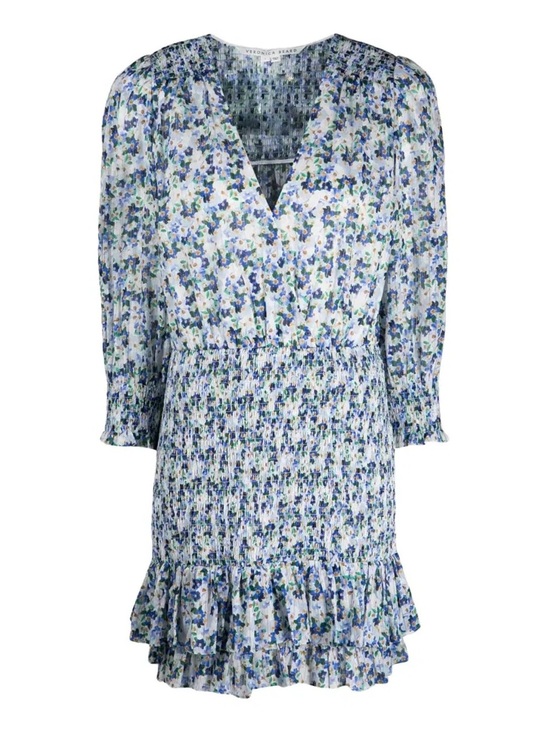 Veronica Beard Dresses & Skirts - Veronica Beard Women's Cobalt multi Darrah Smocked Floral Mini Dress